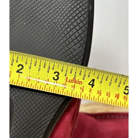 Prada Red Suede Loafers Shoes Men’s Size 10 Dress - Picture 9 of 9